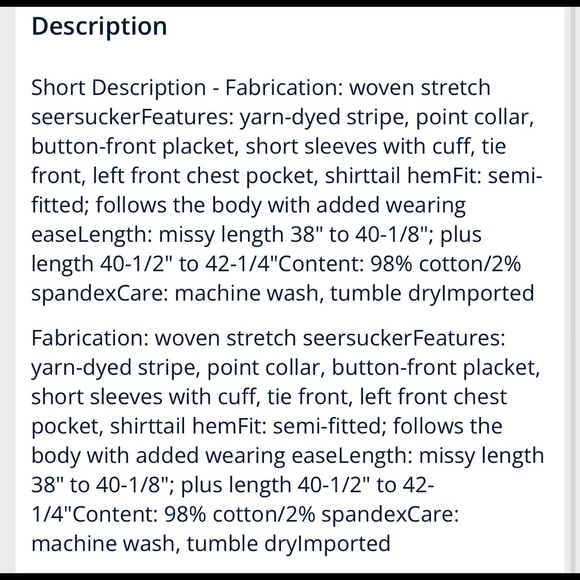 Denim & co yellow seersucker shirt dress size 1X - Picture 9 of 9